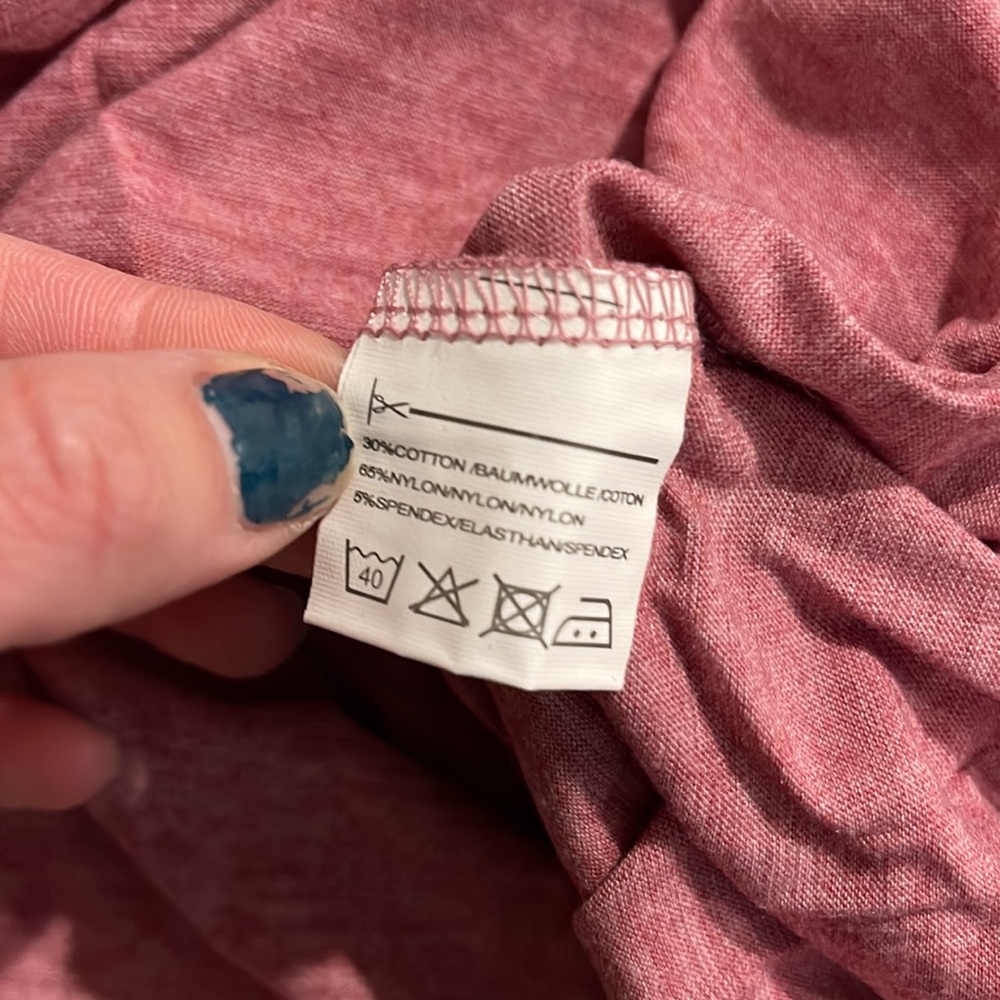Grey and pink v neck night dress 📦 (XL -58) - Picture 6 of 15